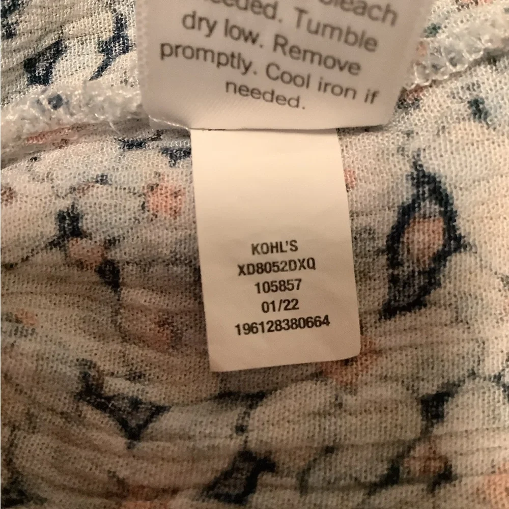 Sonoma Light Blue Floral Maxi Dress with Tassel Tie - Picture 4 of 8